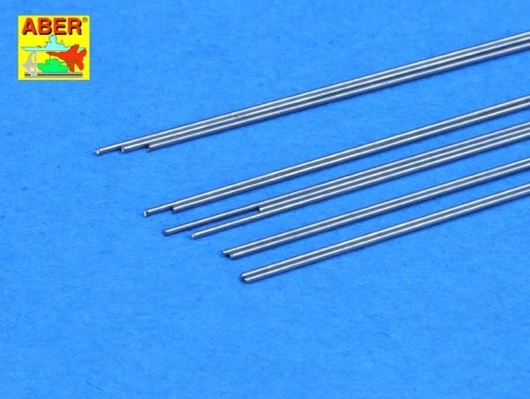 Zdjęcie główne produktu Pręty stalowe śr. 0,4mm dł. 245mm (12 szt) Aber SR 04