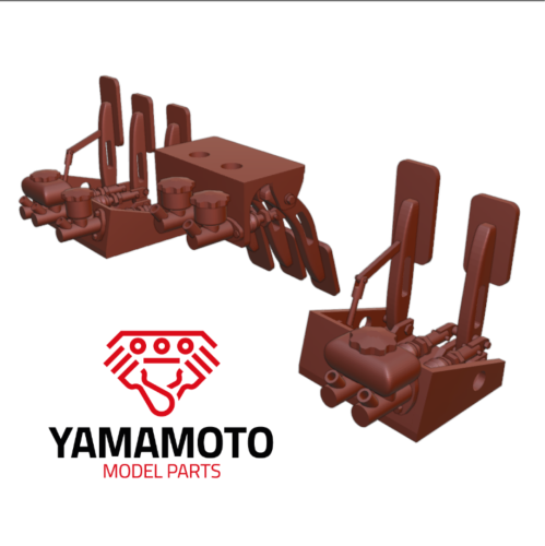 Zestaw pedałów sportowych 1:24 Yamamoto YMPTUN53