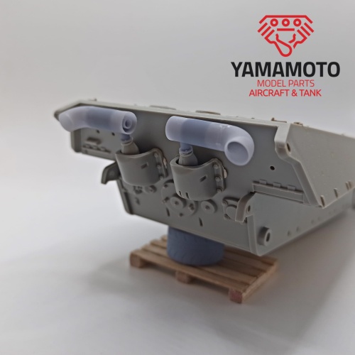Zestaw tłumików Flammvernichter do Tiger II/E-50/E-75 Typ 1 Yamamoto YMP3502