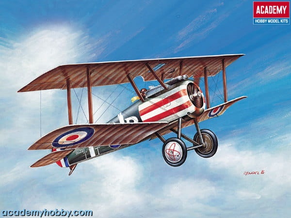 Zdjęcie dodatkowe produktu Sopwith Camel F.1 1:72 Academy 12447