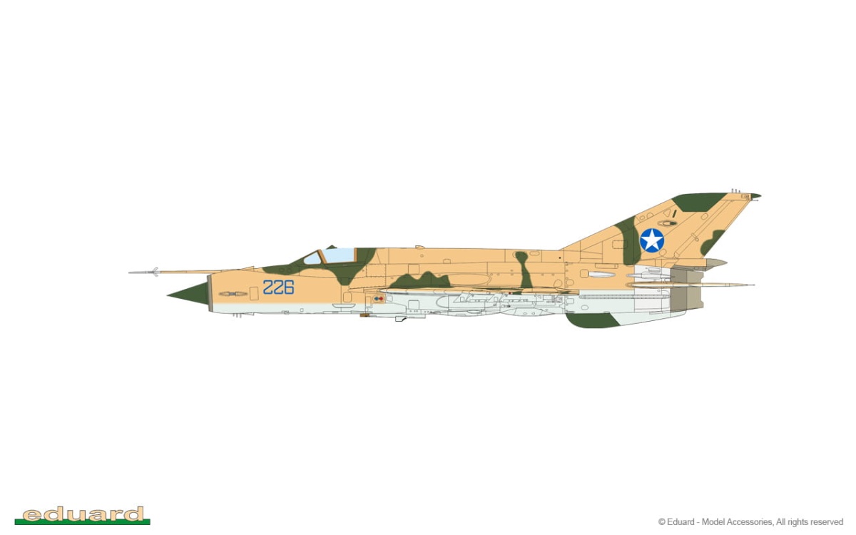 Zdjęcie dodatkowe produktu MiG-21MF Interceptor 1:72 Eduard 7469