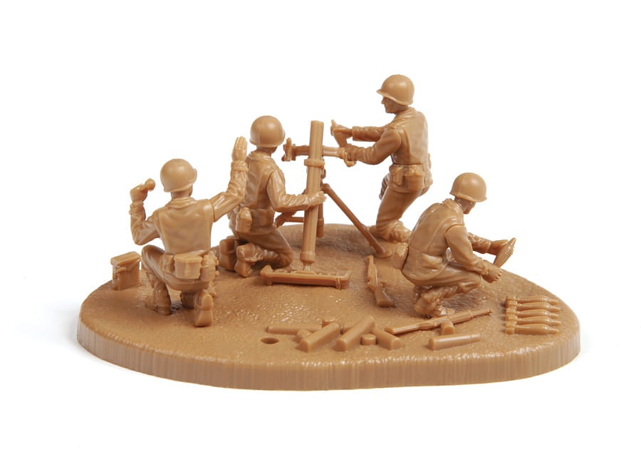Zdjęcie dodatkowe produktu US 81-mm Mortar M1 (with crew) 1:72 Zvezda 6287