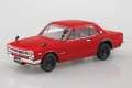Zdjęcie dodatkowe produktu Nissan Skyline 2000GT-R (Red) SNAP KIT 1:32 Aoshima 058848