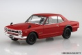 Zdjęcie dodatkowe produktu Nissan Skyline 2000GT-R (Red) SNAP KIT 1:32 Aoshima 058848