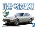 Zdjęcie główne produktu Nissan S30 Fairlady Z (Silver) SNAP KIT 1:32 Aoshima 062586