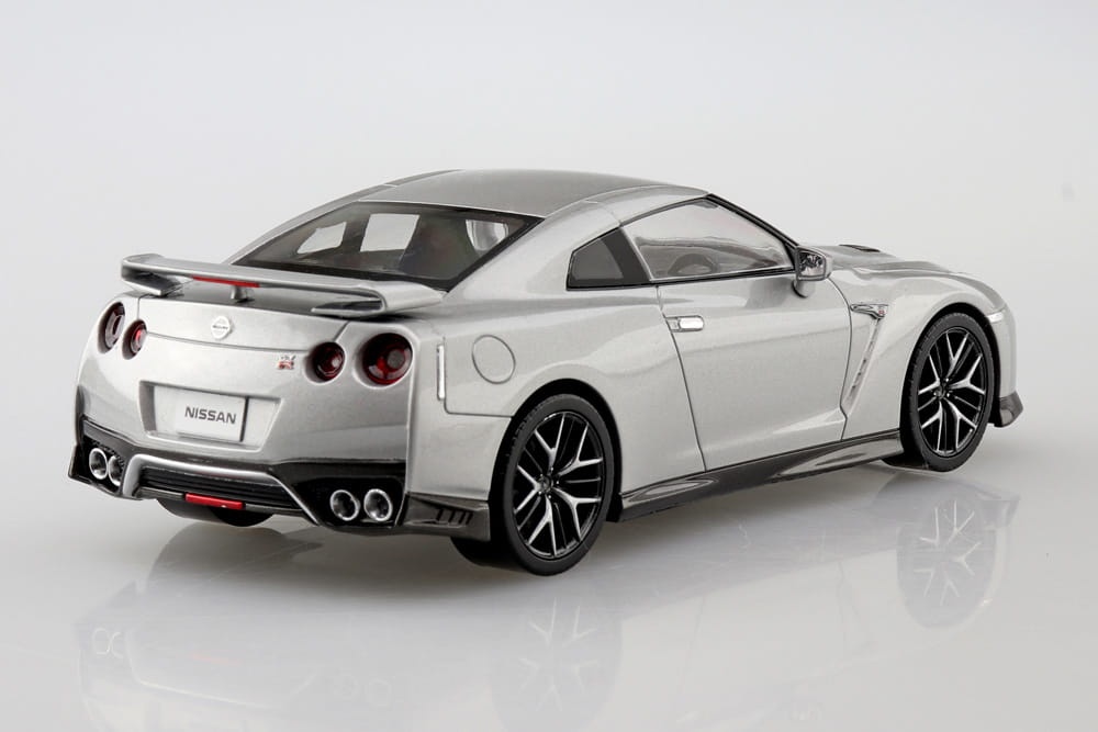 Zdjęcie dodatkowe produktu Nissan GT-R (Ultimate Metal Silver) SNAP KIT 1:32 Aoshima 056417