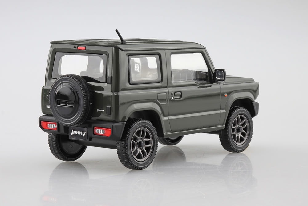 Zdjęcie dodatkowe produktu Suzuki Jimny Jungle Green SNAP KIT 1:32 Aoshima 057773
