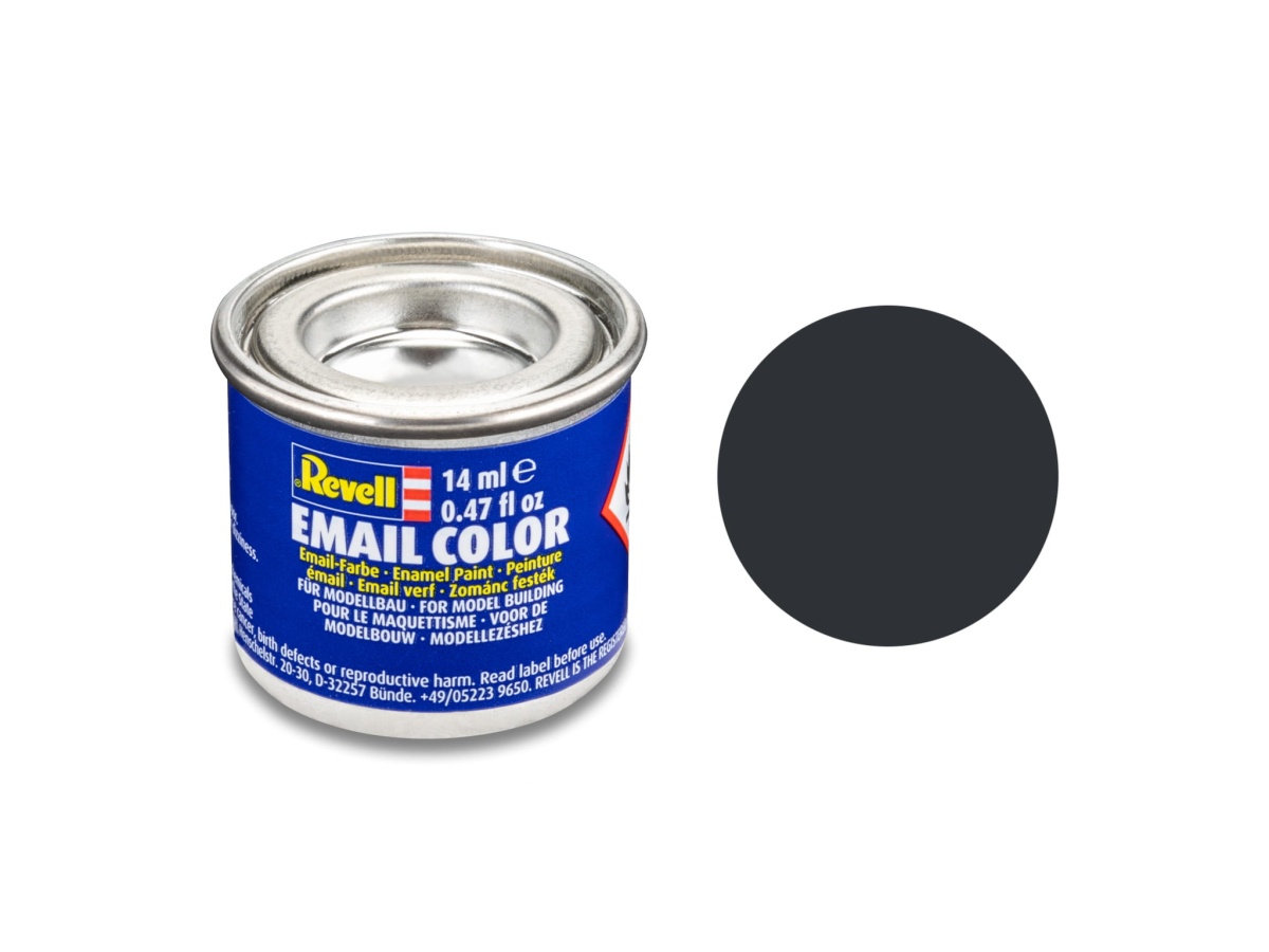 Zdjęcie główne produktu Revell 32109 Farba 09 Anthracite Matt RAL 7021 Enamel 14ml