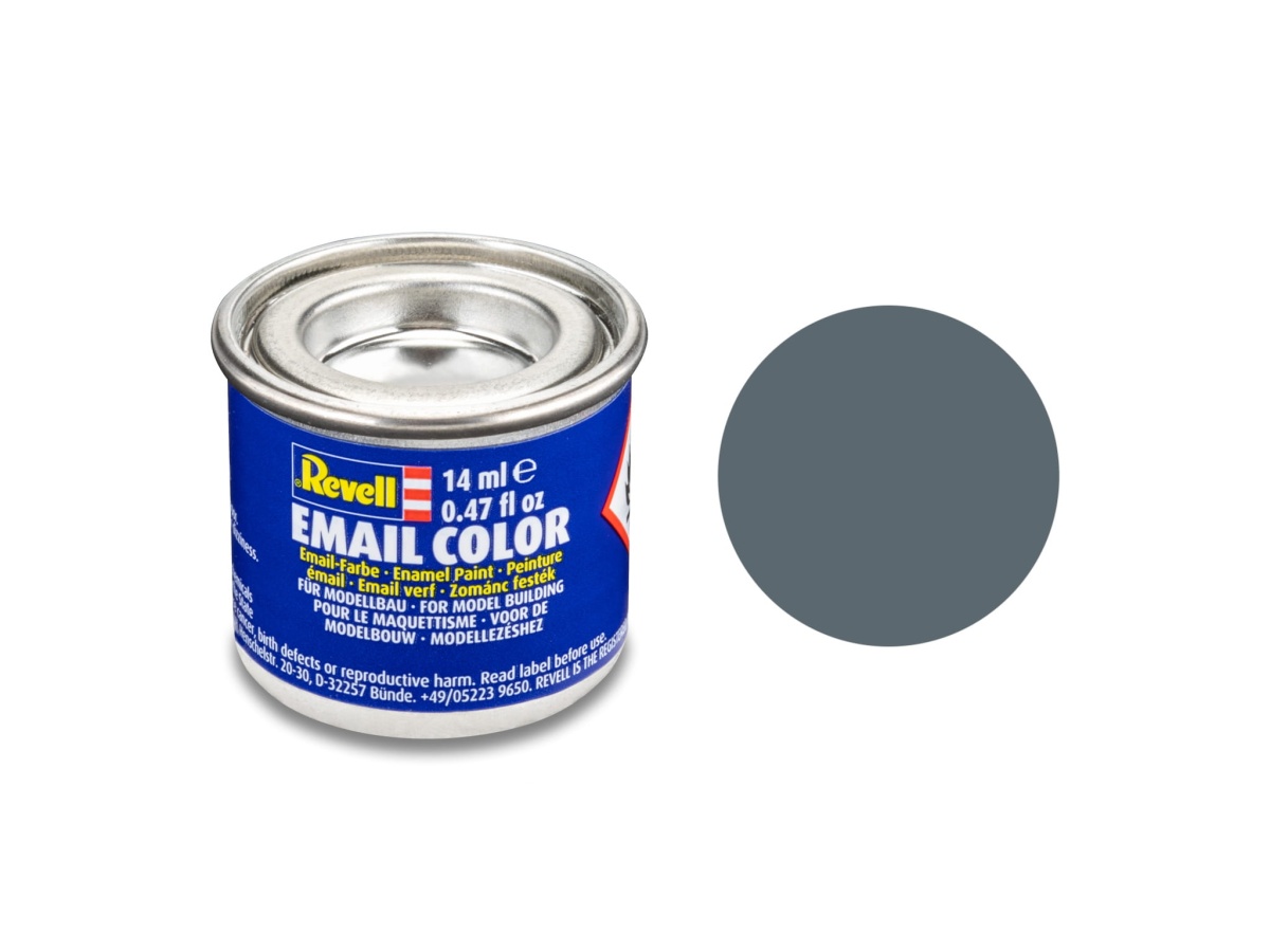 Zdjęcie główne produktu Revell 32179 Farba 79 Greyish Blue Matt RAL 7031 Enamel 14ml