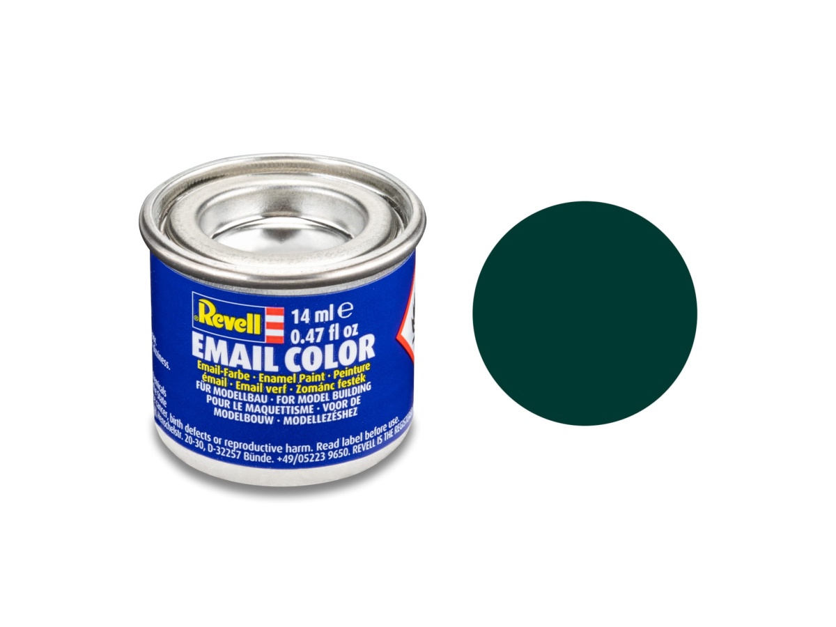 Zdjęcie główne produktu Revell 32140 Farba 40 Black Green Matt Enamel 14ml