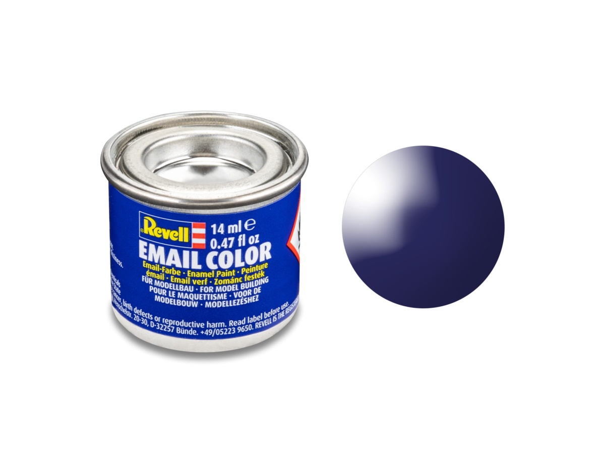 Zdjęcie główne produktu Revell 32154 Farba 54 Night Blue Gloss RAL 5022 Enamel 14ml