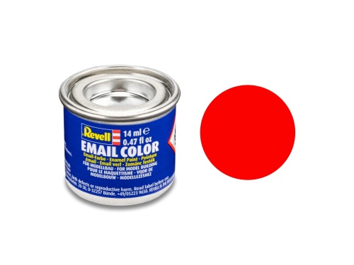 Revell 32125 Farba 25 Luminous Orange Matt RAL 2005 Enamel 14ml