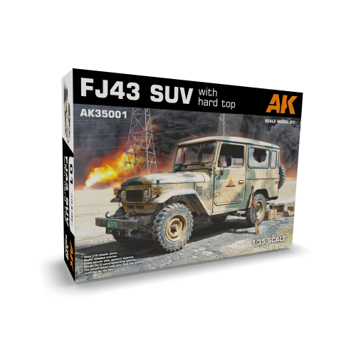 FJ43 SUV with Hard top 1:35 AK 35001