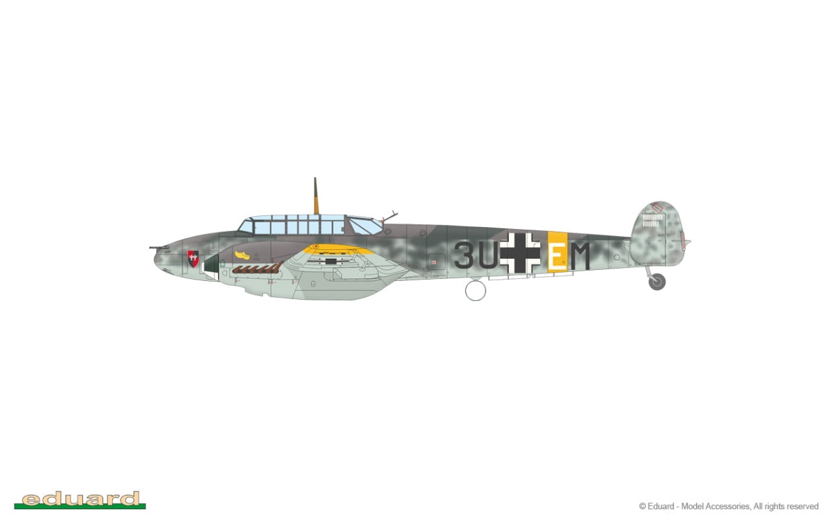Zdjęcie dodatkowe produktu Bf 110E Weekend Edition 1:72 Eduard 7464