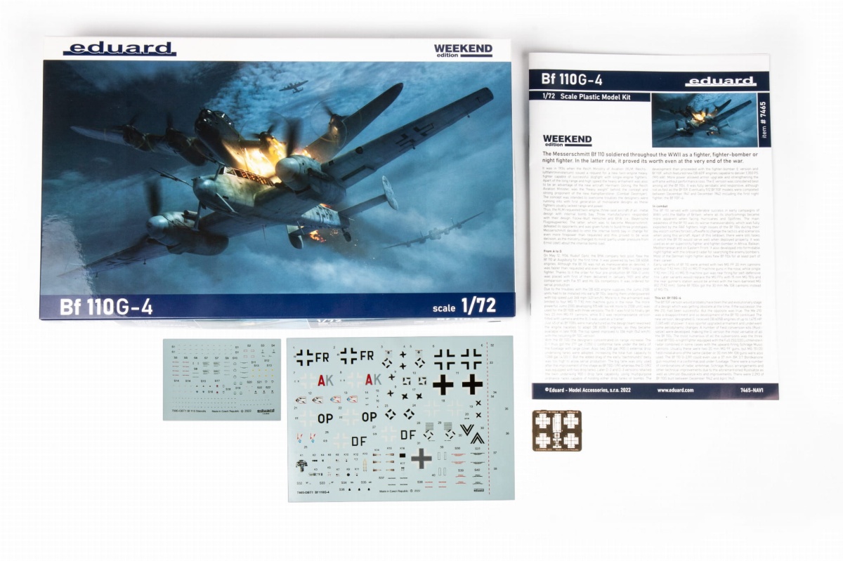 Zdjęcie dodatkowe produktu Bf 110G-4 Weekend Edition 1:72 Eduard 7465