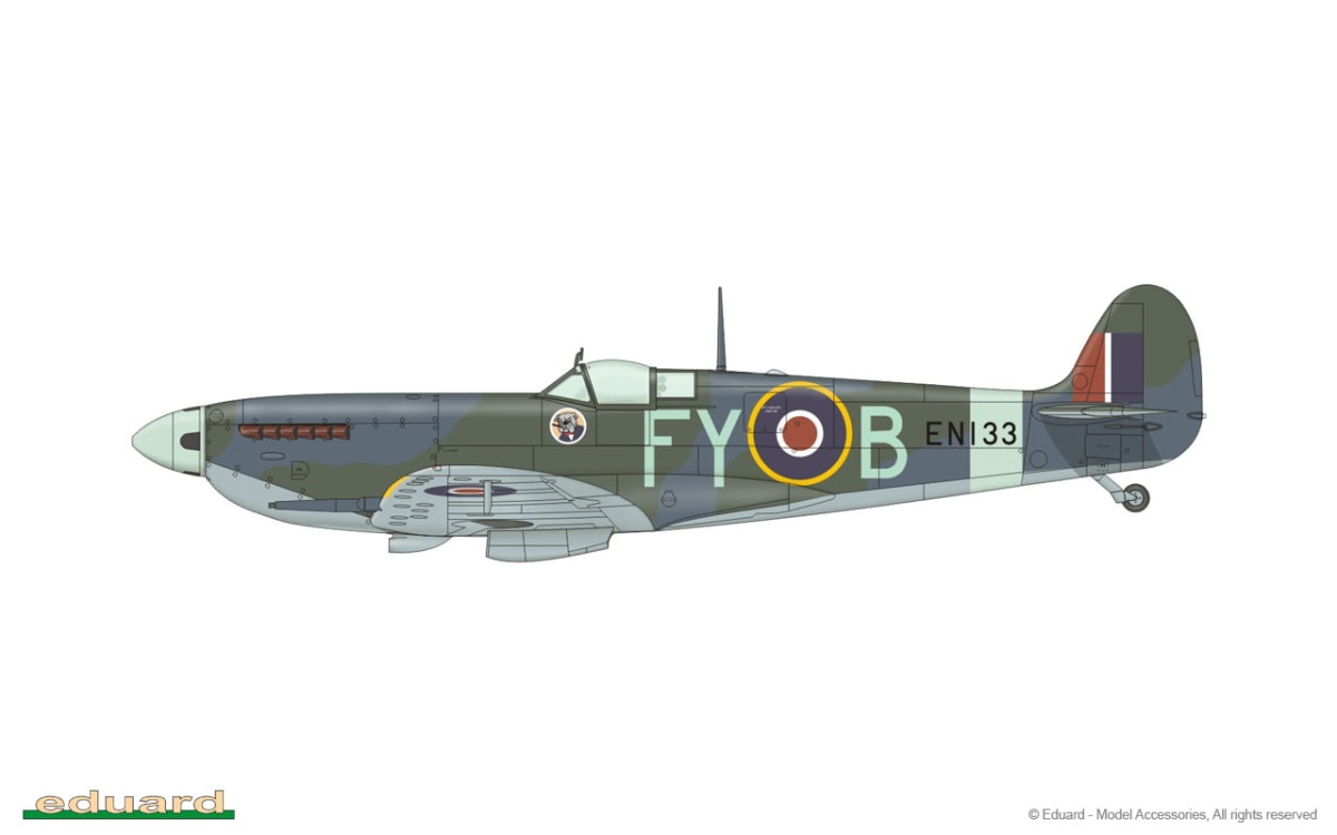 Zdjęcie dodatkowe produktu Spitfire F Mk. IX 1:72 Eduard 70122