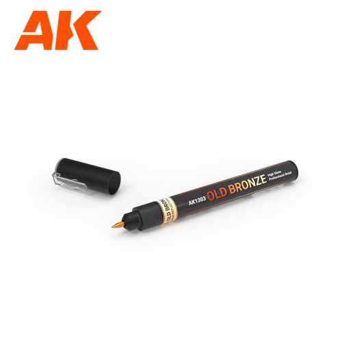 Marker Old Bronze Metallic AK Interactive AK 1303