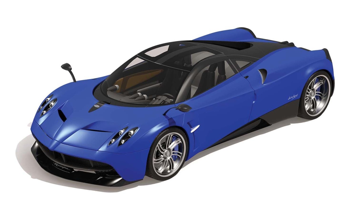 Zdjęcie dodatkowe produktu Pagani Huayra (Starter Set) 1:43 Airfix A55008 (z pędzlem, farbami i klejem)