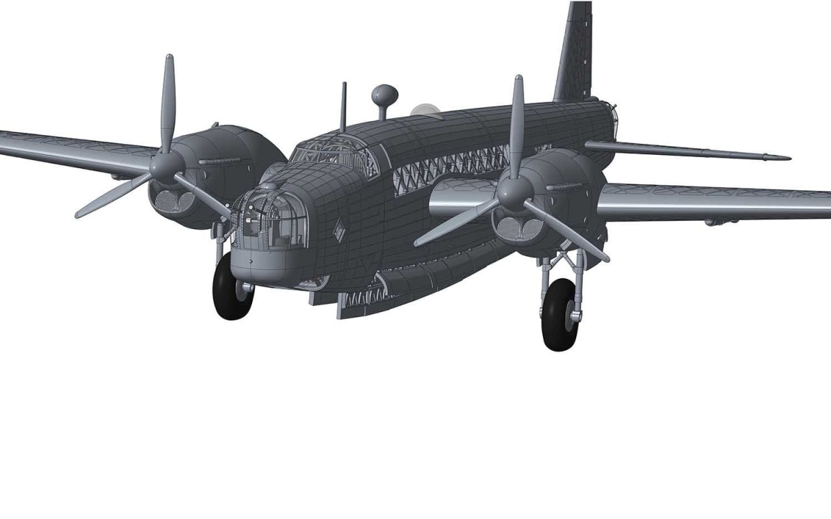 Zdjęcie dodatkowe produktu Vickers Wellington Mk.II 1:72 Airfix A08021