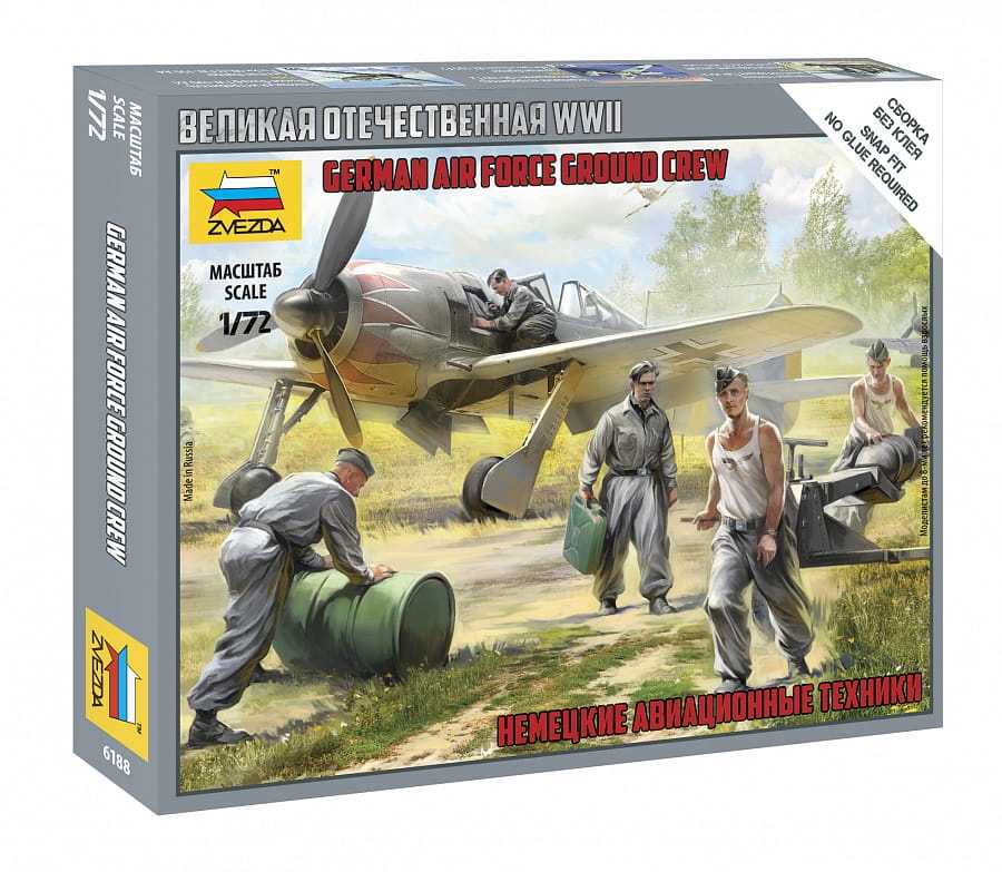 Zdjęcie główne produktu German Air Force Ground Crew 1:72 Zvezda 6188