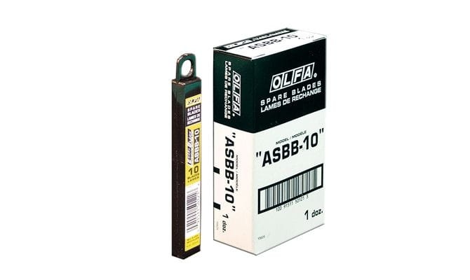 Zdjęcie dodatkowe produktu OLFA ostrza segmentowe ABB 9mm (Olfa ASBB-10, 10szt)