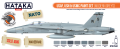 Zdjęcie dodatkowe produktu Hataka CS44 USAF, USN & USMC paint set (modern greys)