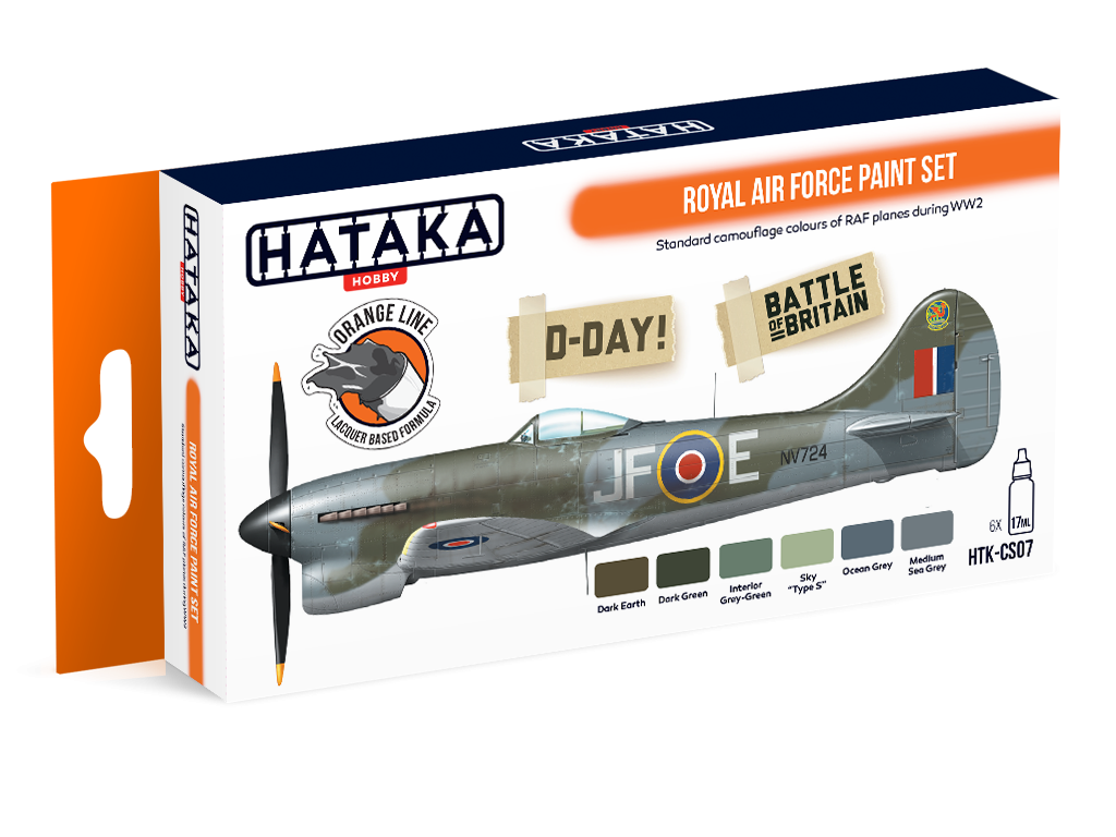 Zdjęcie główne produktu Hataka CS07 Royal Air Force paint set