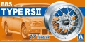 Zdjęcie główne produktu Felgi BBS RSII 17inch 1:24 Aoshima 052419