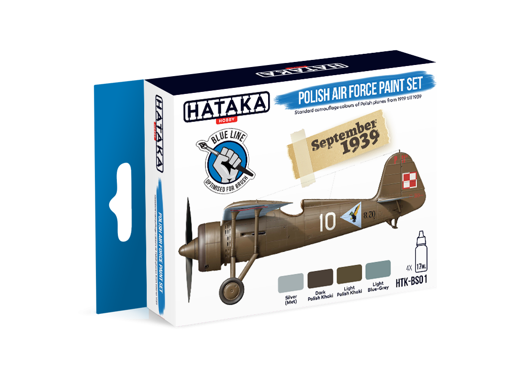 Zdjęcie główne produktu Hataka BS01 Polish Air Force paint set