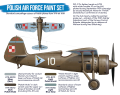 Zdjęcie dodatkowe produktu Hataka BS01 Polish Air Force paint set