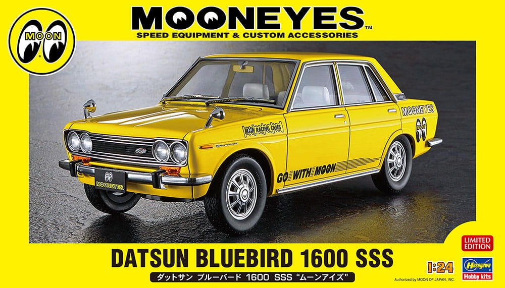 Zdjęcie główne produktu Datsun Bluebird 1600 SSS (Mooneyes) 1:24 Hasegawa 20616