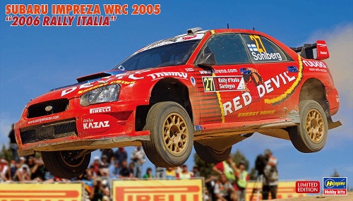 Subaru Impreza WRC 2005 (2006 Rajd Włoch) 1:24 Hasegawa 20614