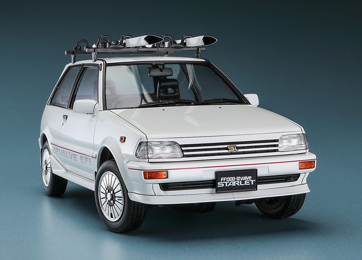 Zdjęcie dodatkowe produktu Toyota Starlet EP71 Si White Limited 1:24 Hasegawa 20610