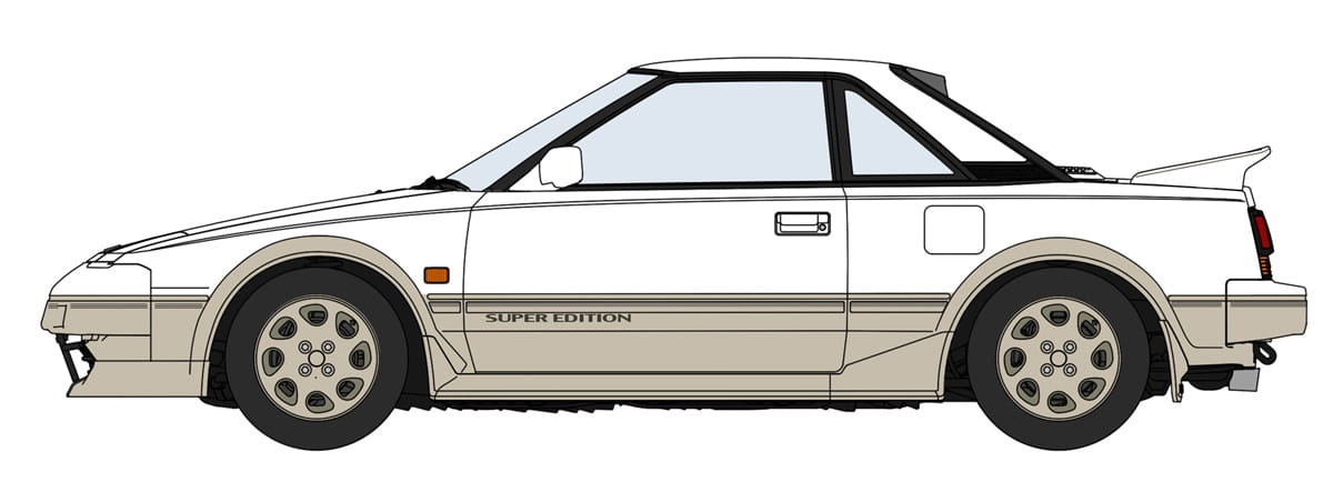 Zdjęcie dodatkowe produktu Toyota MR2 (AW11) (Late model - 1988) 1:24 Hasegawa 20604