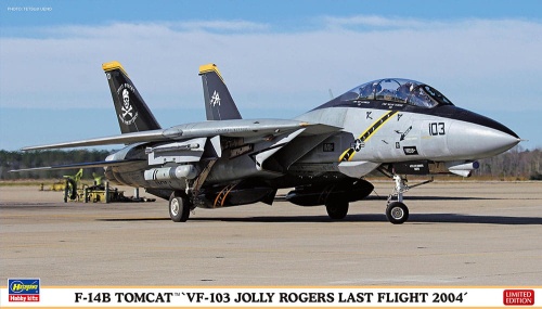 F-14B Tomcat (VF-103 Jolly Rogers last flight 2004) 1:72 Hasegawa 02434