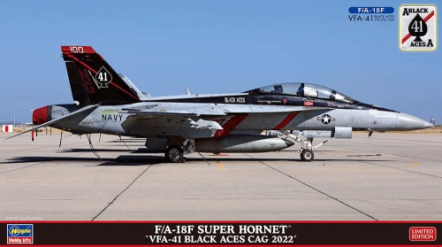 F/A-18F Super Hornet (VFA-41 Black Aces CAG 2022) 1:72 Hasegawa 02429