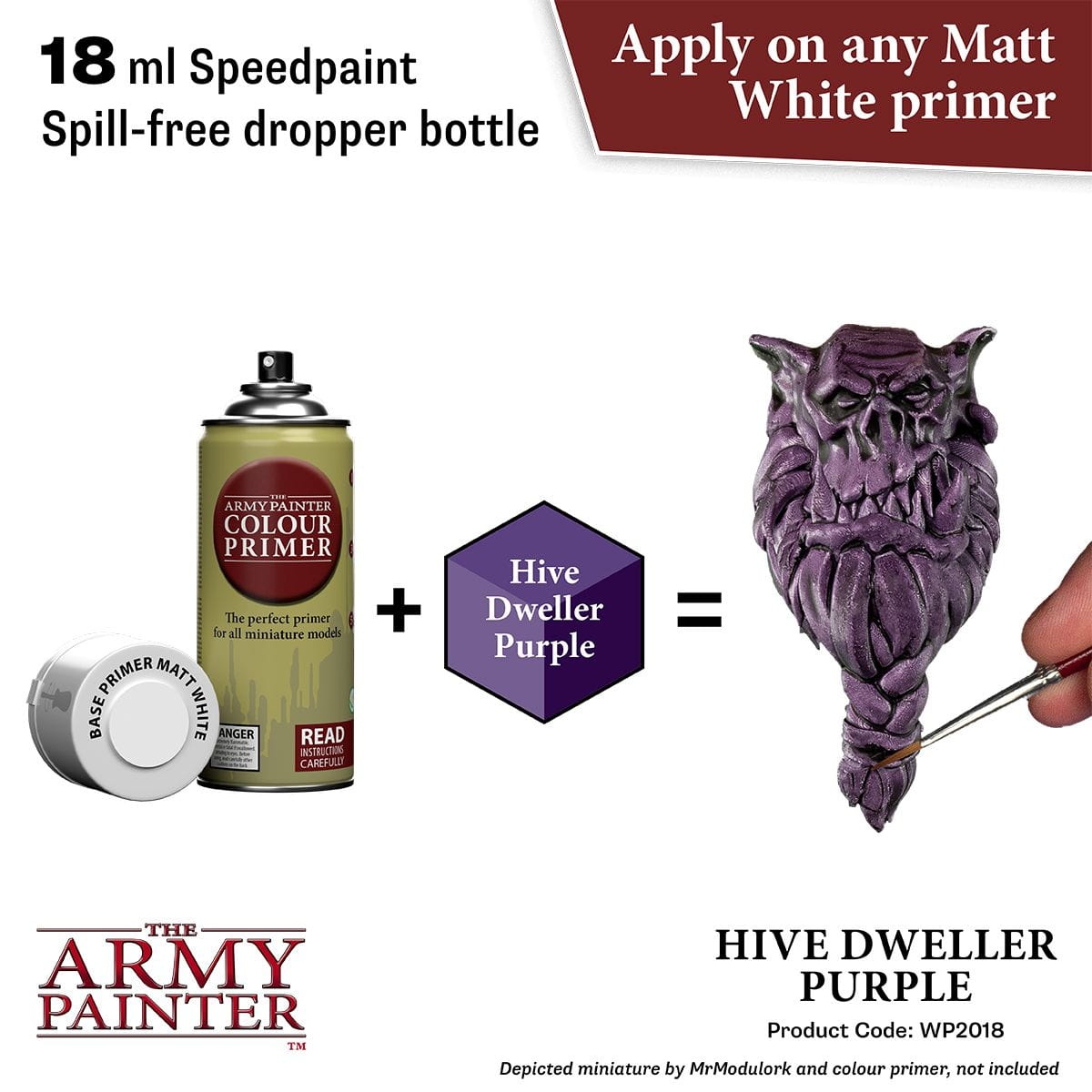 Zdjęcie dodatkowe produktu Speedpaint 2.0 - Hive Dweller Purple (The Army Painter)