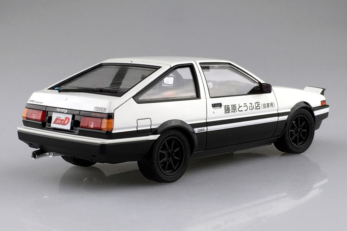 Zdjęcie dodatkowe produktu Toyota AE86 Trueno Initial D (Takumi Fujiwara) 1:24 Aoshima 059609