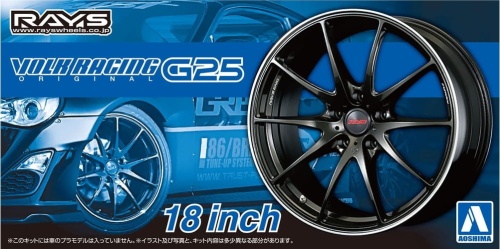 Felgi Volk Racing G25 18inch 1:24 Aoshima 061183