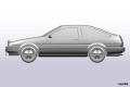 Zdjęcie dodatkowe produktu Toyota AE86 Trueno (High-Tech Two-Tone) SNAP KIT 1:32 Aoshima 064672