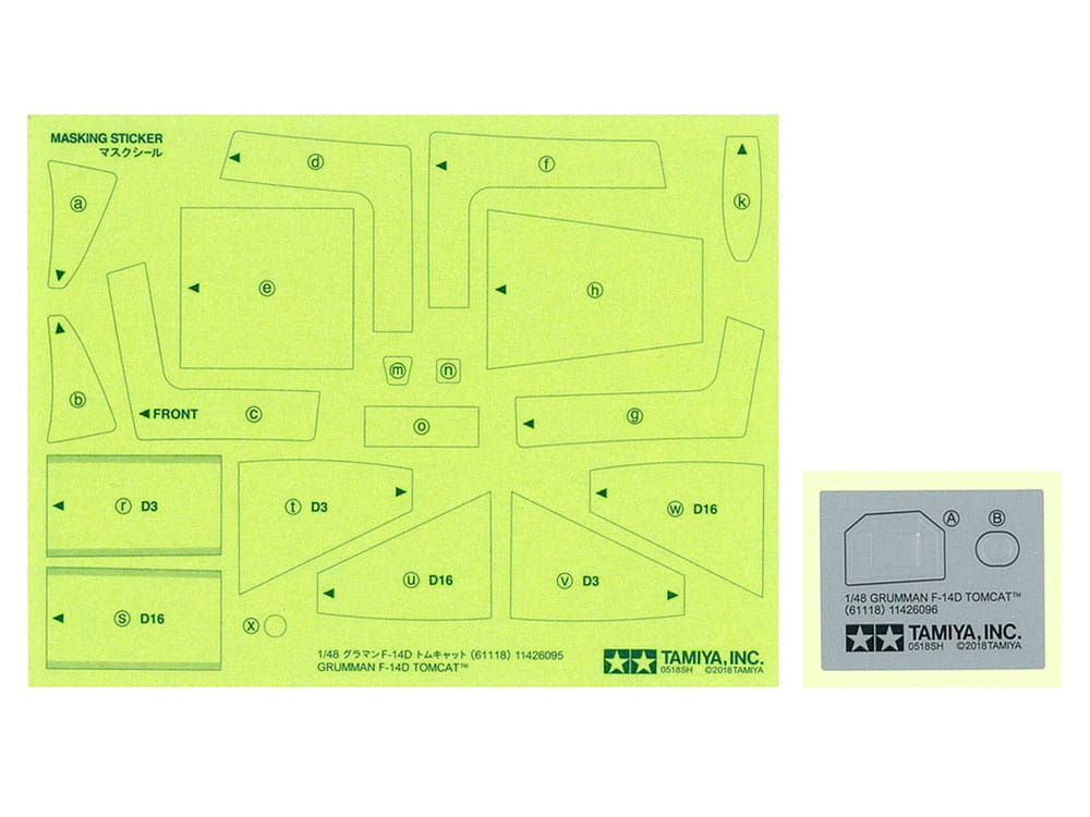 Zdjęcie dodatkowe produktu Grumman F-14D Tomcat 1:48 Tamiya 61118