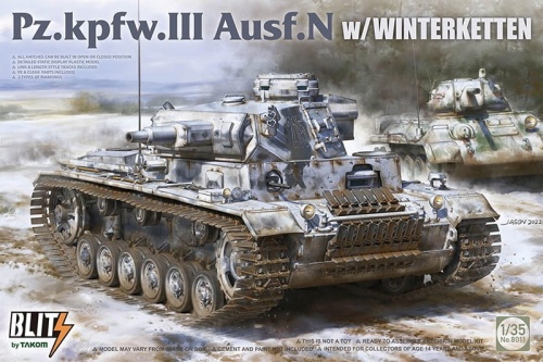 Pz.kpfw.III Ausf.N (with winterketten) 1:35 Takom 8011