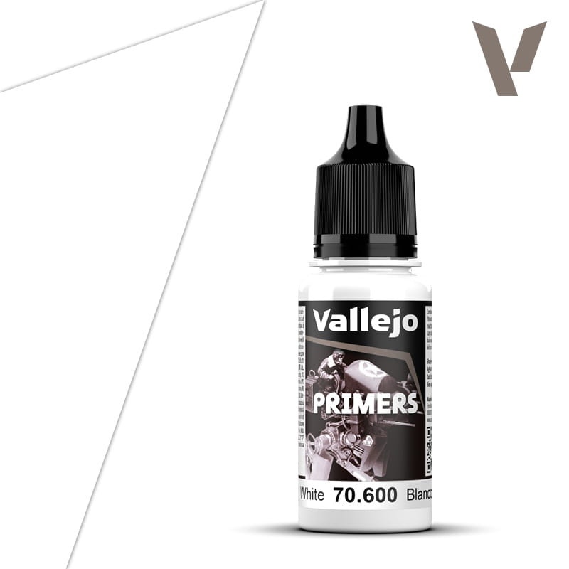 Zdjęcie dodatkowe produktu Vallejo 70600 White Surface Primer Podkład Biały Farba 18ml