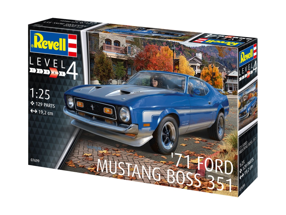 Zdjęcie dodatkowe produktu Ford Mustang Boss 351 '71 1:25 Revell 07699