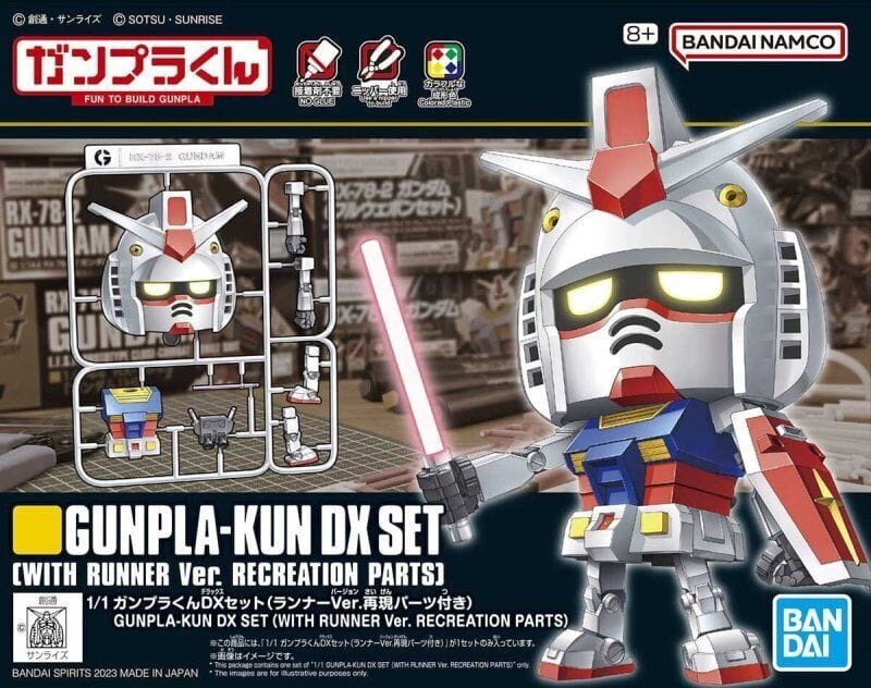Zdjęcie główne produktu Gunpla Gunpla-KUN DX Set (WITH RUNNER VER. RECREATION PARTS)