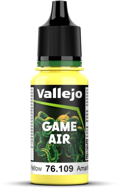 Zdjęcie główne produktu Vallejo 76109 Toxic Yellow Game Air 18ml