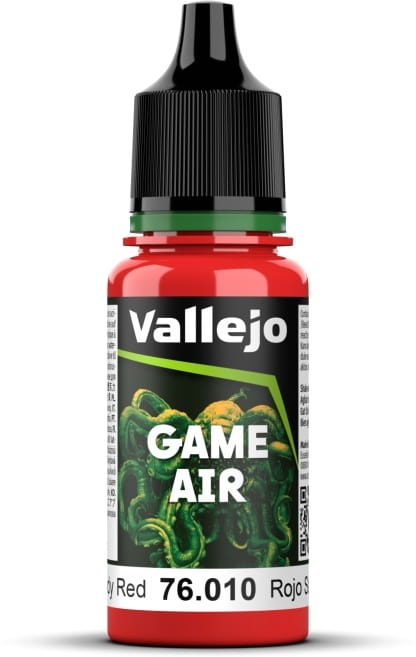 Zdjęcie główne produktu Vallejo 76010 Bloody Red Game Air 18ml