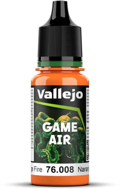 Zdjęcie główne produktu Vallejo 76008 Orange Fire Game Air 18ml