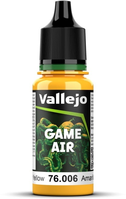 Zdjęcie główne produktu Vallejo 76006 Sun Yellow Game Air 18ml
