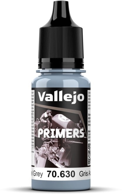 Zdjęcie główne produktu Vallejo 70630 Steel Grey Surface Primer 18ml